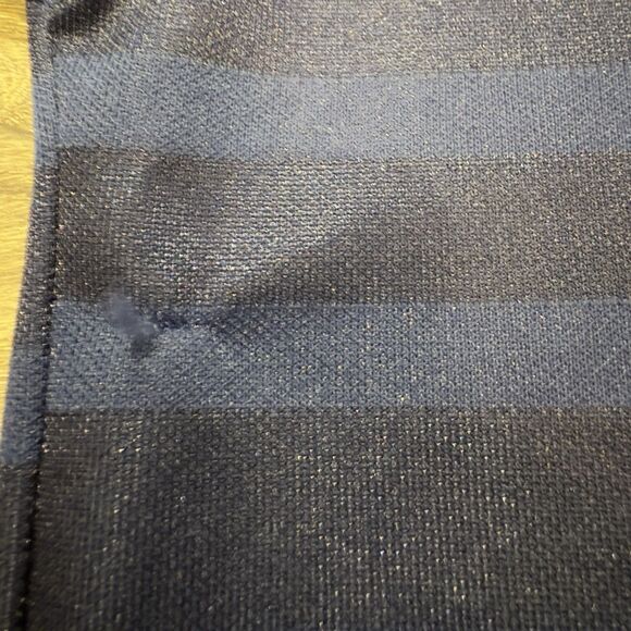 Vintage 90s REEBOK Jersey Shirt Sz L Active Performance USA 90s Blue Striped - Picture 8 of 9